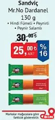 DARDANEL MR. NO SANDVİÇ 130 G fiyat ve kampanya bilgisi